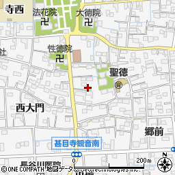 愛知県あま市甚目寺東大門16周辺の地図