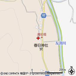京都府福知山市三和町高杉422周辺の地図
