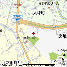 愛知県瀬戸市宮地町87周辺の地図