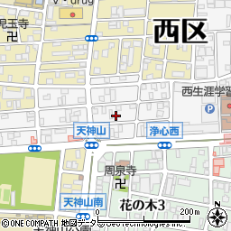 愛知県名古屋市西区浄心2丁目周辺の地図