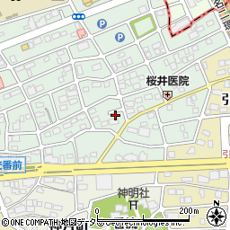愛知県名古屋市名東区猪子石原3丁目1206周辺の地図