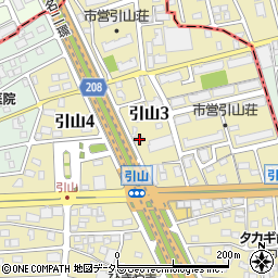 愛知県名古屋市名東区引山3丁目205周辺の地図