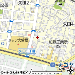 愛知県名古屋市東区矢田5丁目1-30周辺の地図
