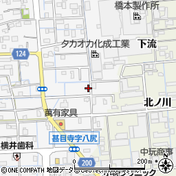 愛知県あま市甚目寺八尻7周辺の地図