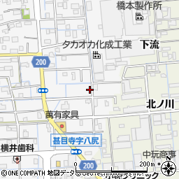 愛知県あま市甚目寺八尻7周辺の地図