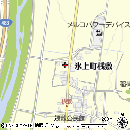 兵庫県丹波市氷上町桟敷191周辺の地図