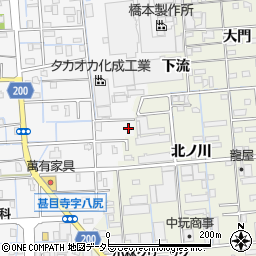 愛知県あま市甚目寺八尻1周辺の地図