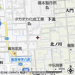 愛知県あま市甚目寺八尻1-9周辺の地図