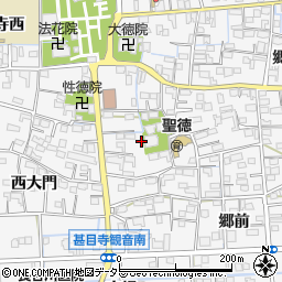 愛知県あま市甚目寺東大門17周辺の地図