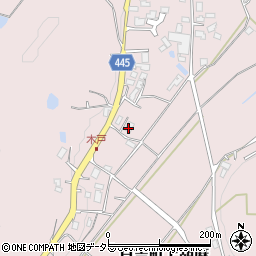 京都府南丹市日吉町上胡麻向ノ周辺の地図