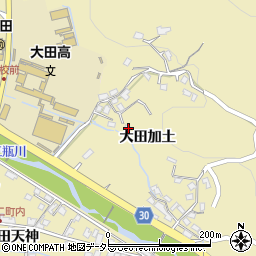 島根県大田市大田町大田加土イ-1105周辺の地図