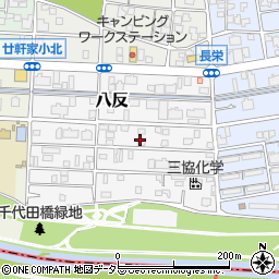 愛知県名古屋市守山区八反周辺の地図