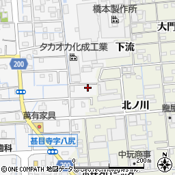 愛知県あま市甚目寺八尻3周辺の地図