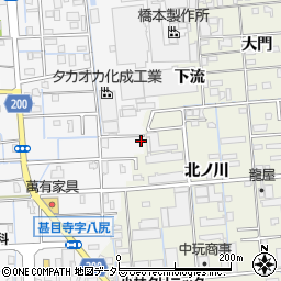 愛知県あま市甚目寺八尻1-10周辺の地図