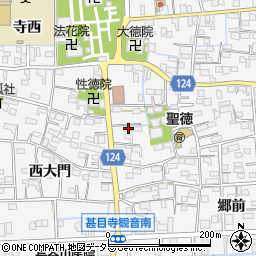 愛知県あま市甚目寺東大門15周辺の地図