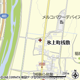 兵庫県丹波市氷上町桟敷192周辺の地図
