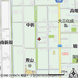 愛知県あま市七宝町沖之島中折114周辺の地図