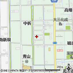 愛知県あま市七宝町沖之島中折113周辺の地図