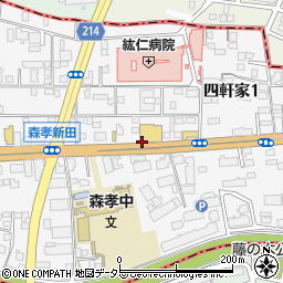 愛知県名古屋市守山区四軒家周辺の地図