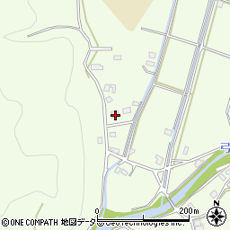 京都府京都市右京区京北下弓削町西浦周辺の地図