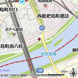 愛知県清須市西枇杷島町南問屋周辺の地図