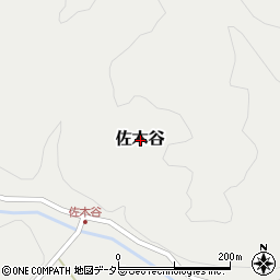 鳥取県日野郡日南町佐木谷周辺の地図
