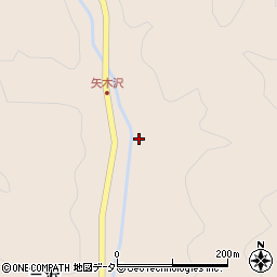 愛知県北設楽郡豊根村三沢矢木沢33周辺の地図