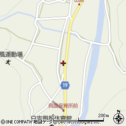 京都府南丹市日吉町田原城ケ下周辺の地図