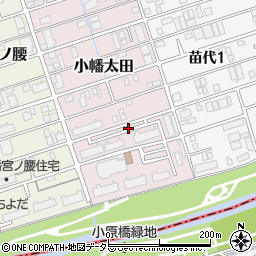 愛知県名古屋市守山区小幡太田周辺の地図