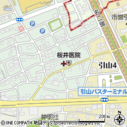 愛知県名古屋市名東区猪子石原3丁目1508周辺の地図