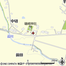 愛知県豊田市迫町下切周辺の地図