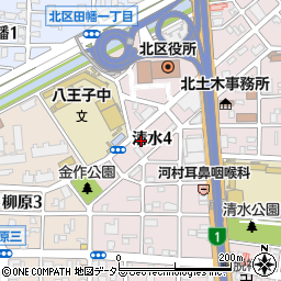 梅田製本所周辺の地図