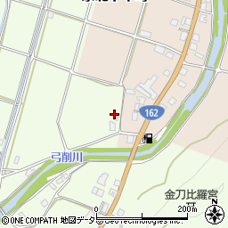 京都府京都市右京区京北下弓削町欠口周辺の地図