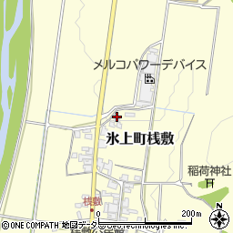 兵庫県丹波市氷上町桟敷218周辺の地図
