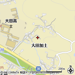 島根県大田市大田町大田加土イ-1103周辺の地図