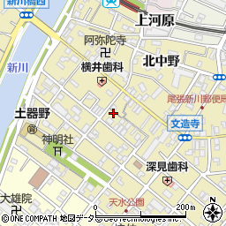 愛知県清須市土器野南中野451周辺の地図