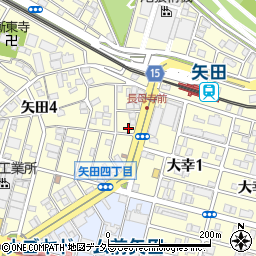 矢田4丁目30-28駐車場周辺の地図