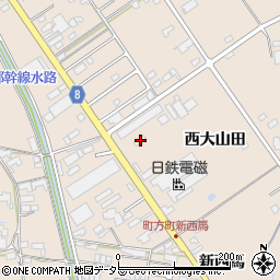 愛知県愛西市町方町西大山田65周辺の地図