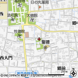 愛知県あま市甚目寺東大門11周辺の地図