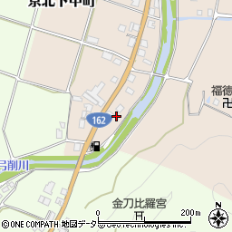 京都府京都市右京区京北下中町下河原8周辺の地図