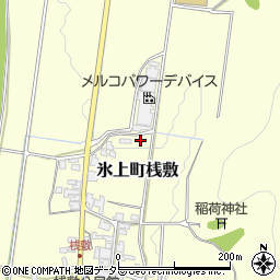 兵庫県丹波市氷上町桟敷280周辺の地図