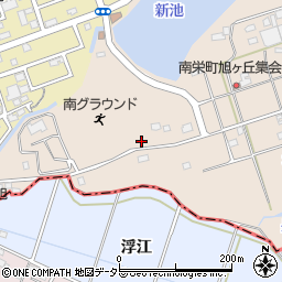 愛知県尾張旭市南栄町周辺の地図