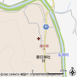 京都府福知山市三和町高杉442周辺の地図