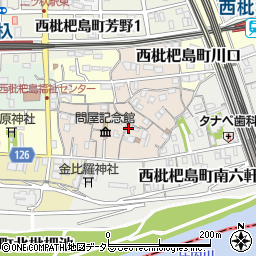 愛知県清須市西枇杷島町西六軒周辺の地図