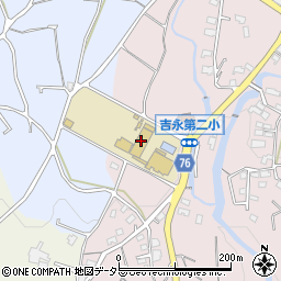 富士市立吉永第二小学校周辺の地図