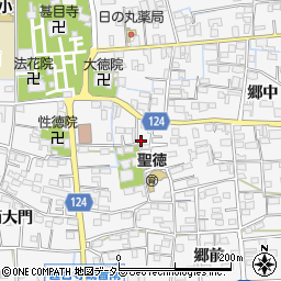 愛知県あま市甚目寺東大門1周辺の地図