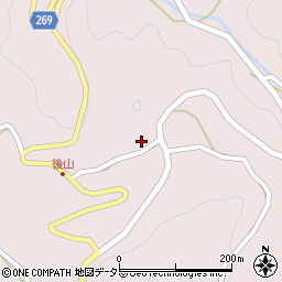 島根県雲南市吉田町上山438周辺の地図