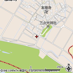 滋賀県彦根市服部町192-2周辺の地図