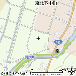 京都府京都市右京区京北下弓削町（掛上り）周辺の地図