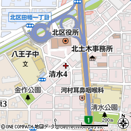 ナゴヤ学生服黒川店周辺の地図